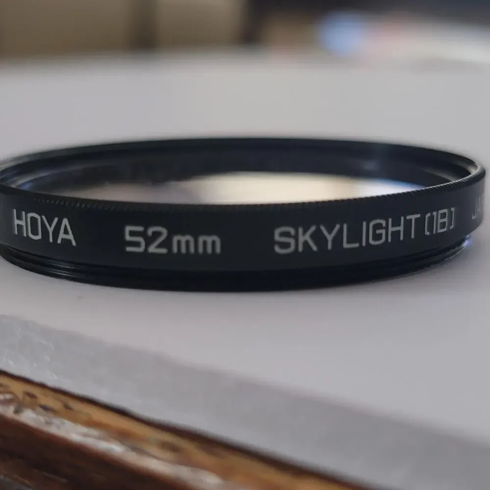 Hoya 52mm Skylight (1B) Filter Black Japan Camera Lens Protection Non-Reflex